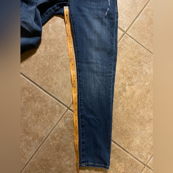 Frame Womens Le Garcon Boyfriend Jeans Size 27 Blue Distressed Covant Midrise - Picture 8 of 15